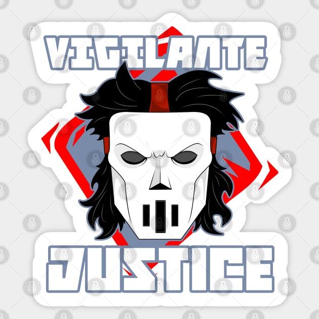 Vigilante Justice Sticker by nicitadesigns